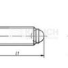 šroub M3x9 vnitřní imbus+kulička - standardní síla pružiny (červík)