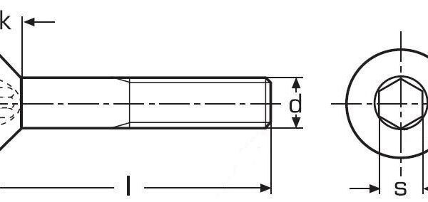 imbus 3/8"-24x1" UNF BEZ PÚ 10.9 zápustná hlava DIN 7991 - ISO 10642 Firma Killich s.r.o. nabízí imbusy s Whitworth závitem UNC